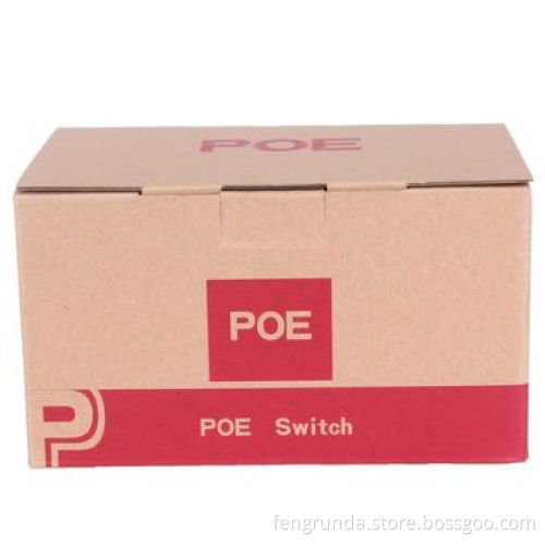 Full Gigabit Power Over Ethernet Switch, 5-port with 4-port PoE, CE, FCC, RoHS Certificates Approval
